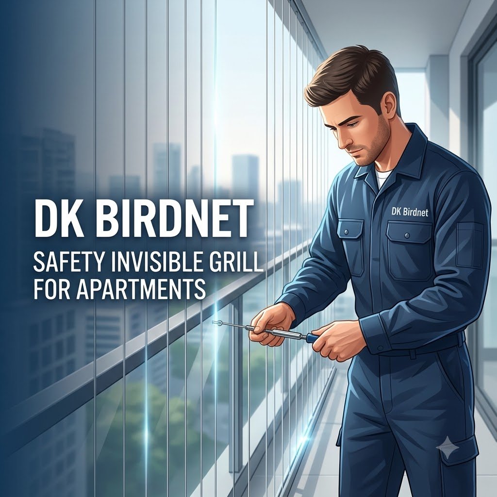 Safety Invisible Grill for Apartments